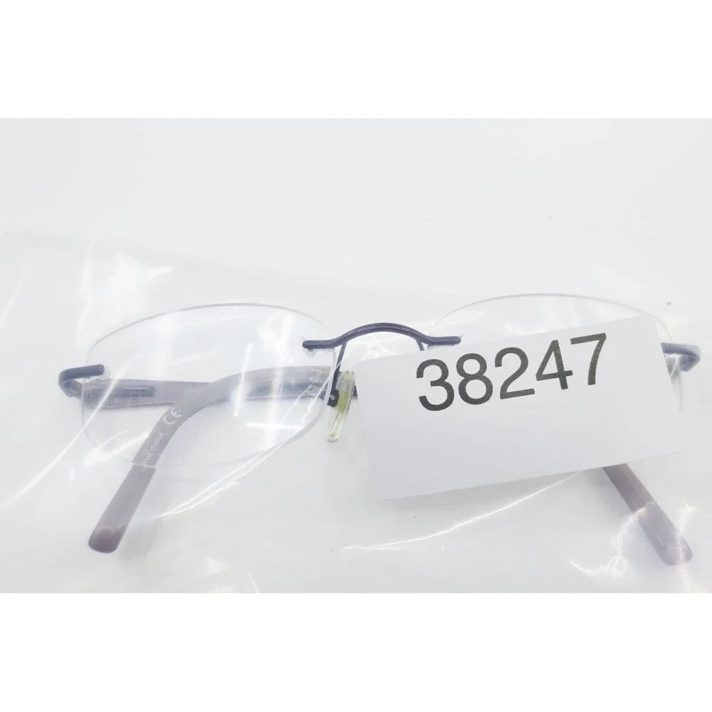 Airlock Love Always Collection 01 Purple Rimless Oval Eyeglasses Frames 135mm